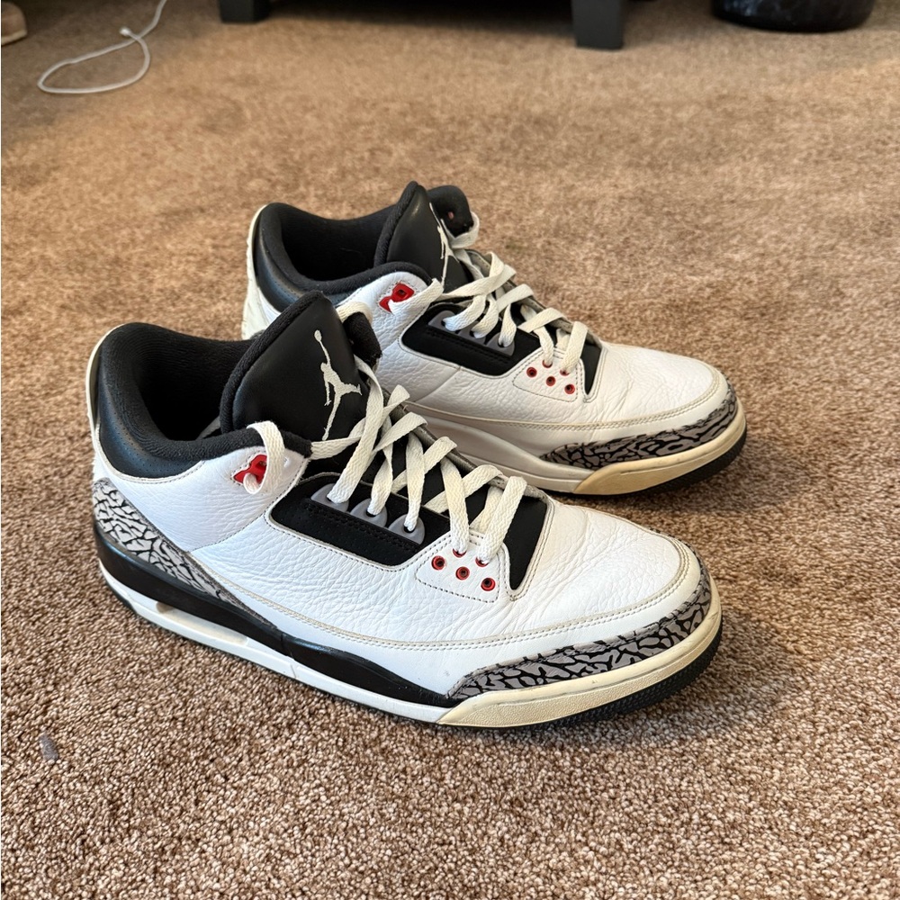 Jordan Retro 3 Infrared 23 Sneakers Size 12
